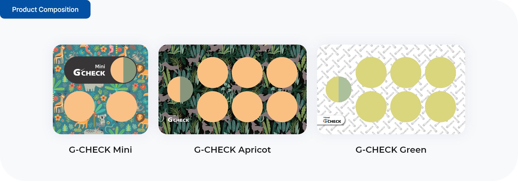 G-Check 스티커 제품 구성
